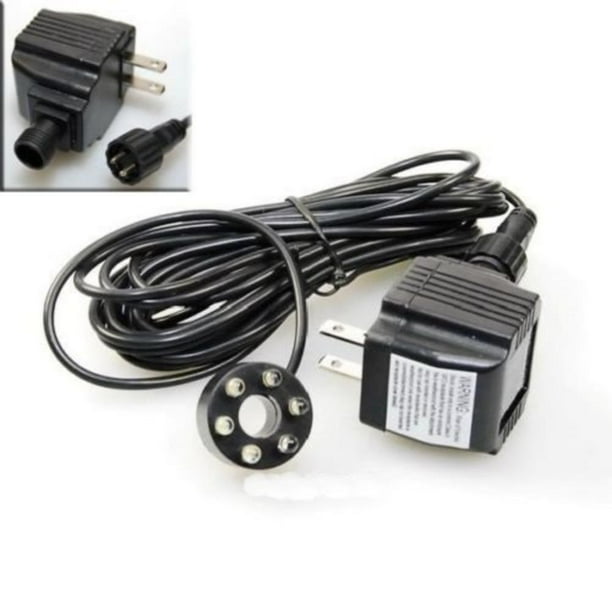 Aquarium Fish Tank Pond 6LED Warm White SpotLight Fountain Underwater Light